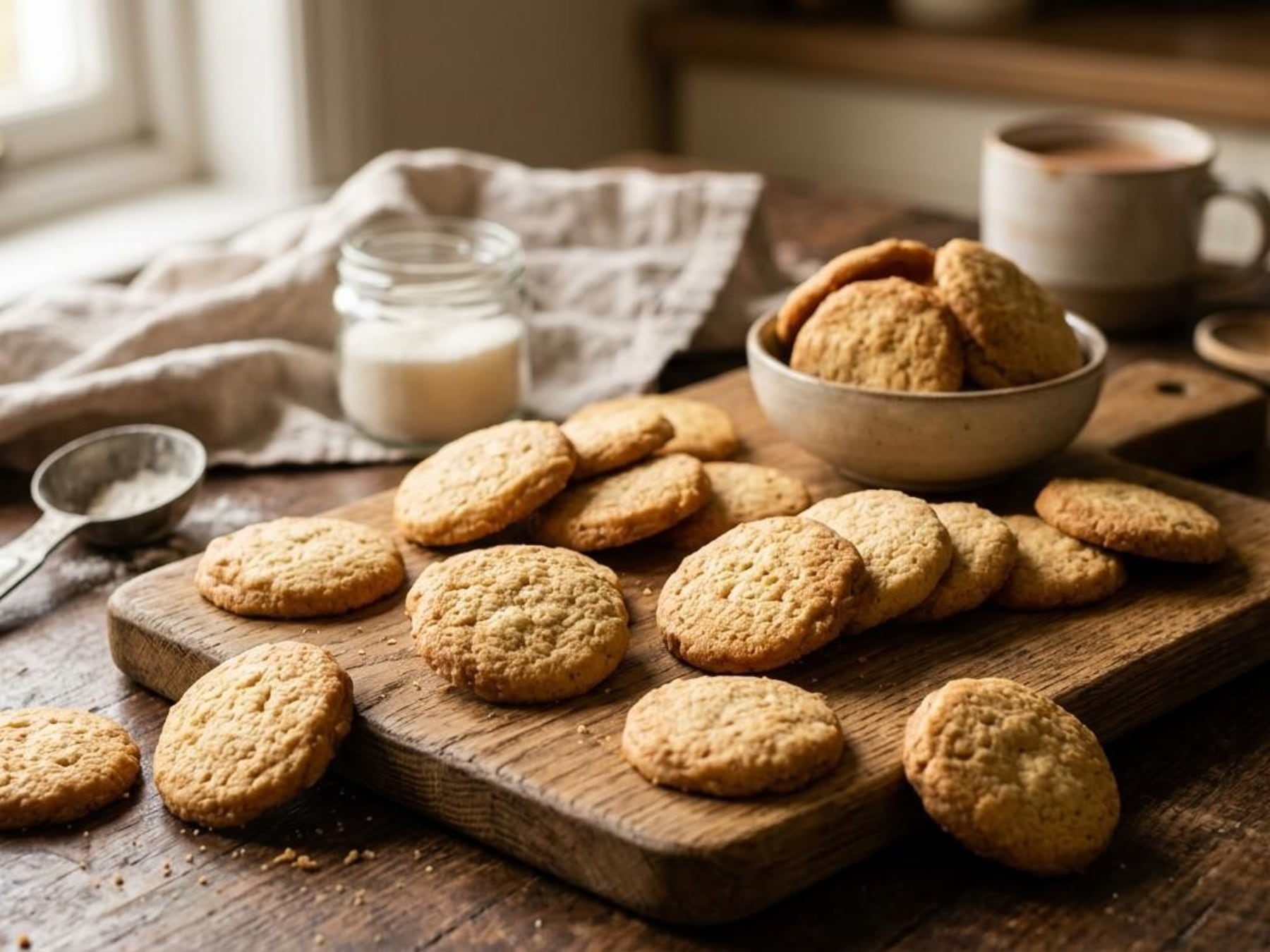 La fórmula 3-2-1: galletitas de tres ingredientes que siempre salen bien