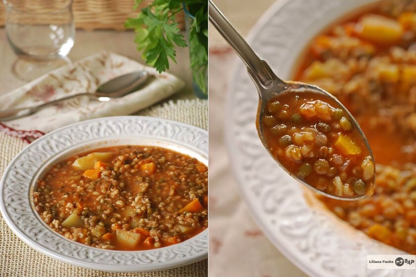 Lentejas con bulgur: el truco para convertir un guiso de siempre en una comida redonda, sin necesidad de carnes