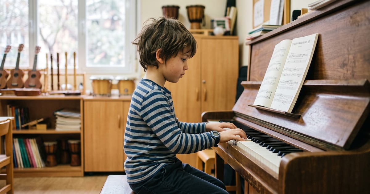 Tocar un instrumento en la infancia: qué muestra un estudio sobre la memoria y el aprendizaje de los chicos