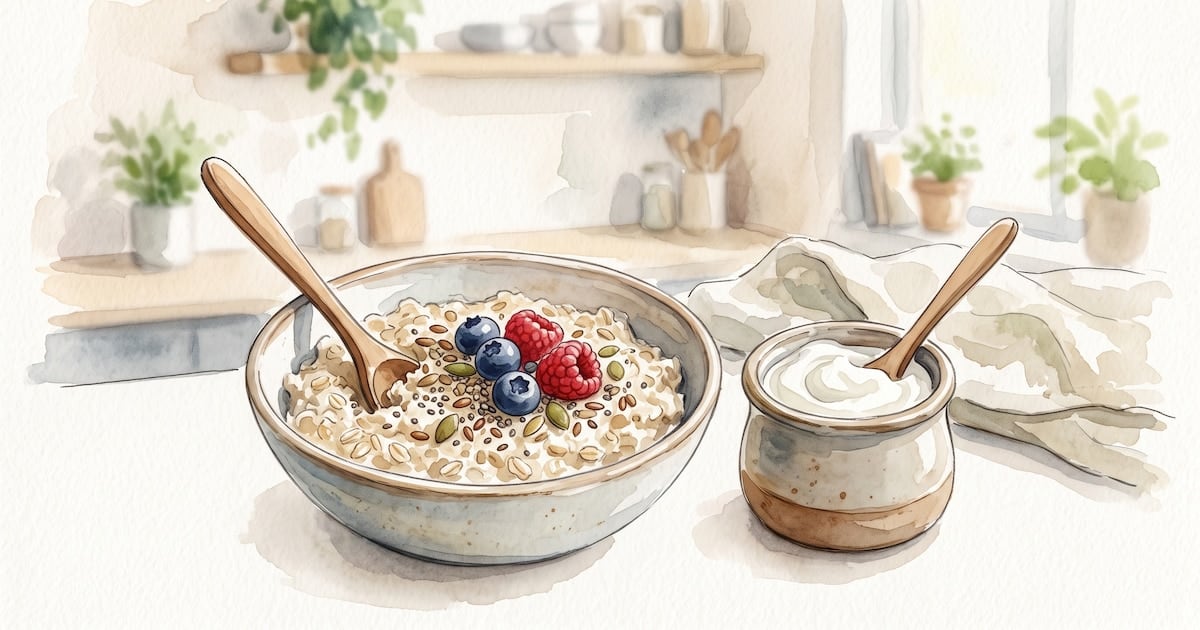 Avena y yogur griego: dos aliados con funciones distintas para aliviar el estreñimiento cotidiano