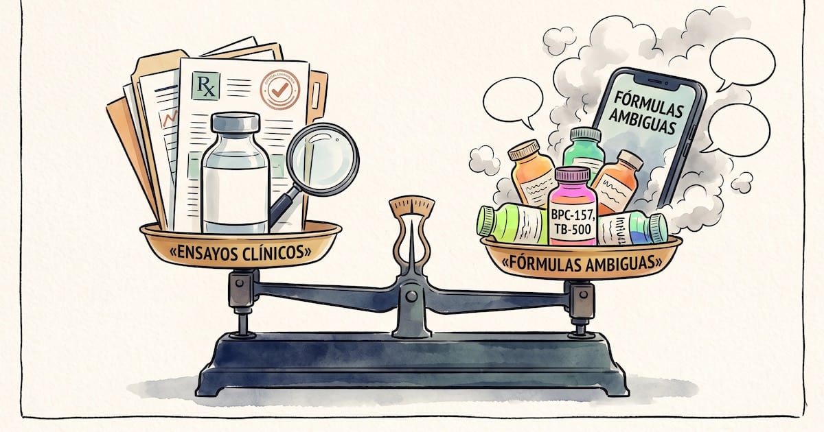 Péptidos bajo la lupa: por qué no todos los compuestos comparten el mismo nivel de evidencia científica