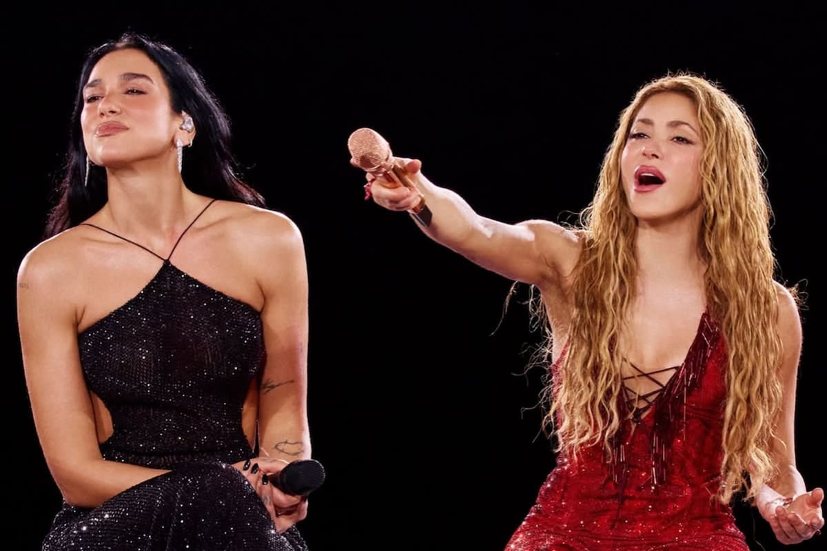 Shakira y Dua Lipa sellan en Madrid una sociedad artística que arrancó en un café parisino y maduró en Bogotá