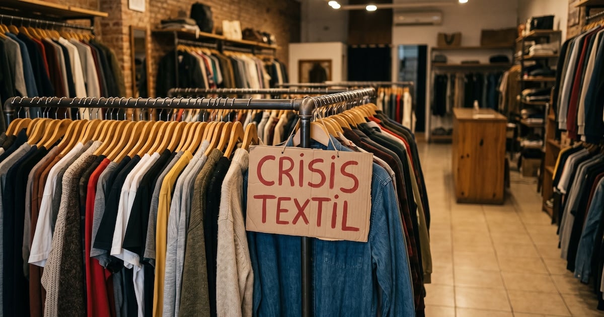 La industria textil atraviesa su peor momento en décadas y la lectura de los números lo deja a la vista