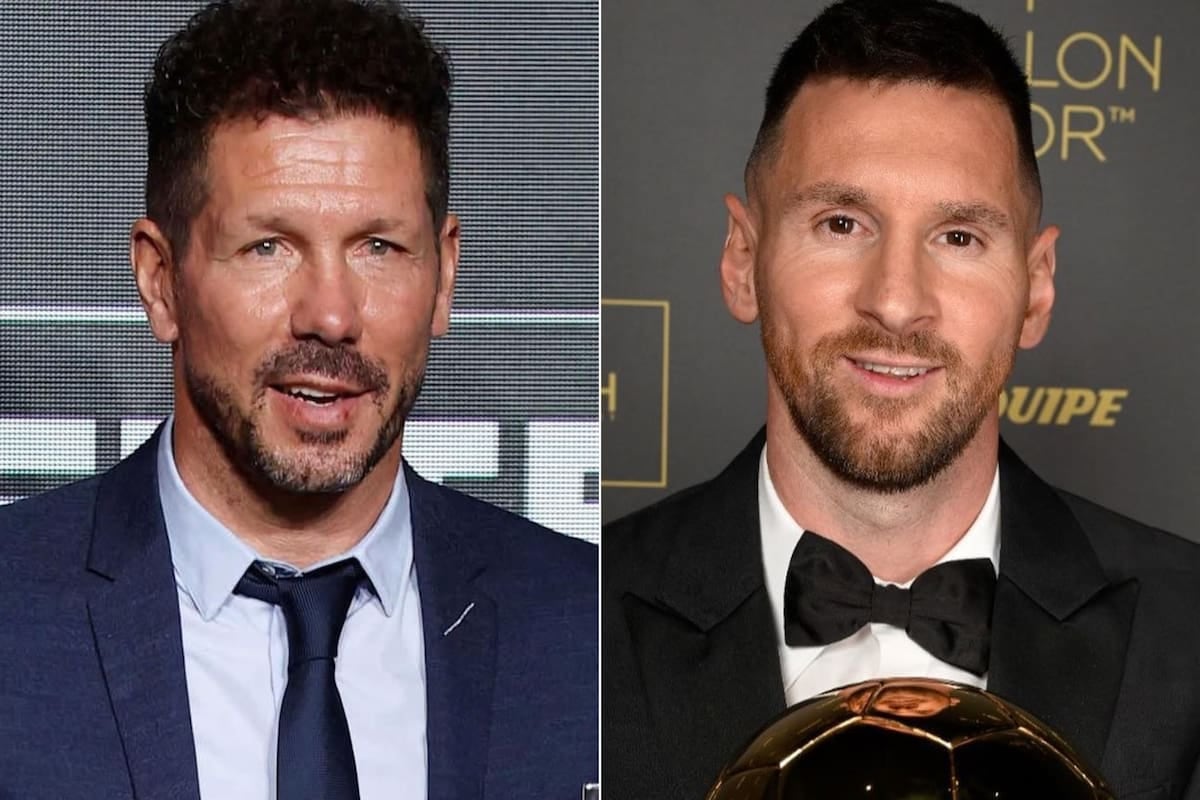 Simeone se quiebra al hablar del Diez: "Messi nos enseñó a seguir insistiendo"