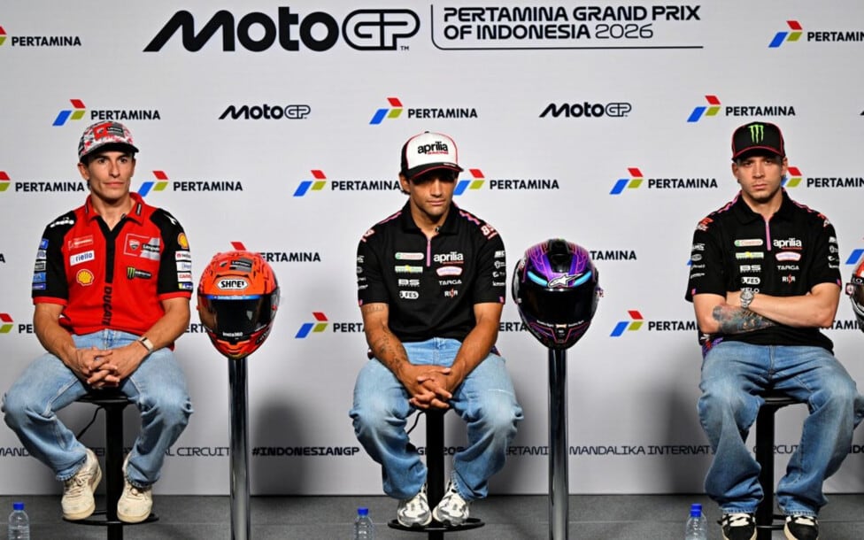 LaRS-GP tiene cuatro motos y un solo problema: a quién le bajan el pulgar en el galpón de Noale